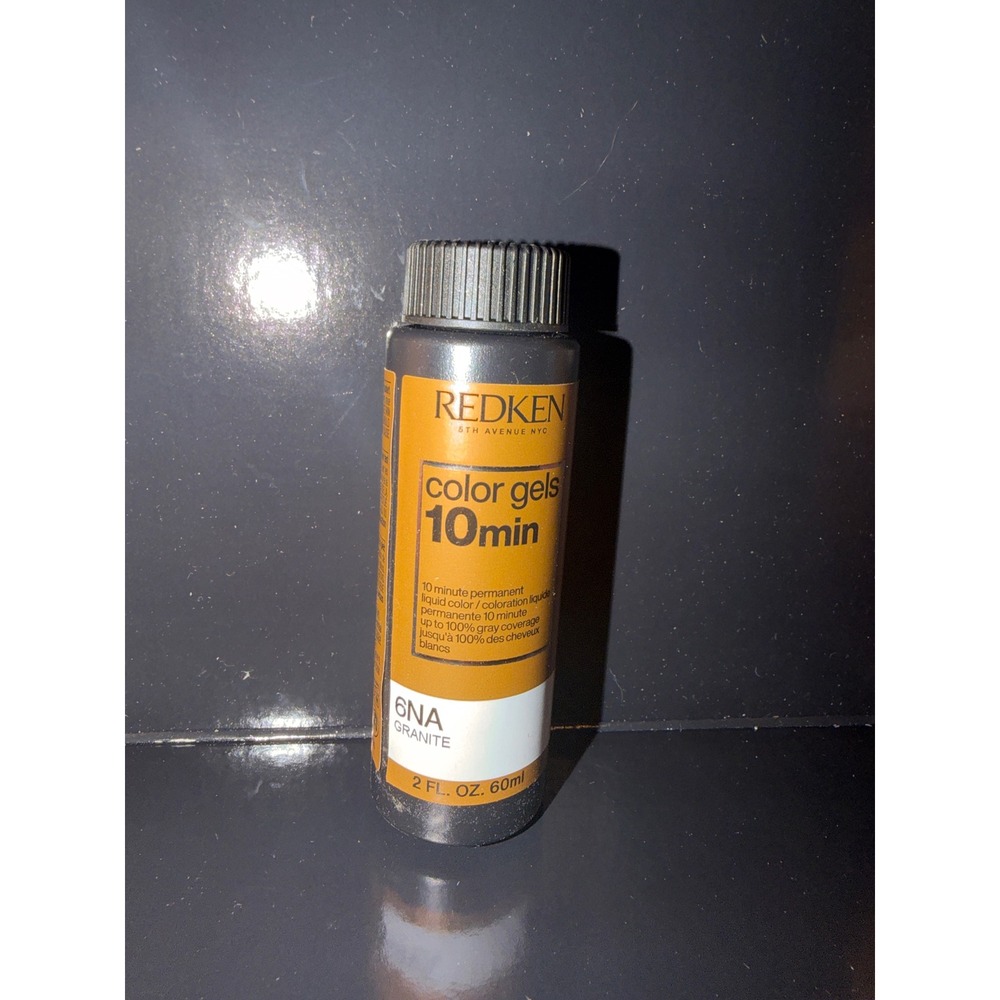 Redken Color Gels 10min Permanent Liquid Hair Color 6NA Granite Gray Coverage